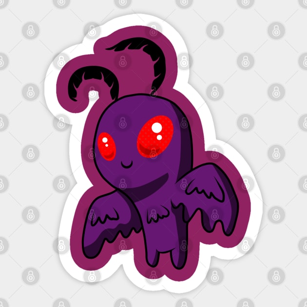 Mothman Sticker by stevenselbyart